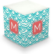 Dabney Lee Personalized Sticky Note Cubes - Seashells