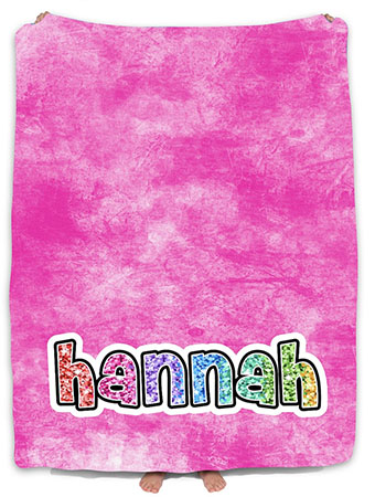 Love It Blankets - Pink Grunge