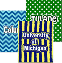 Create-Your-Own Plush College Blankets