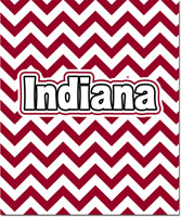 Plush College Blankets - Indiana