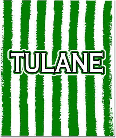 Plush College Blankets - Tulane