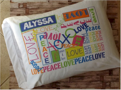 A Personalized Graffiti Pillowcase - Girl