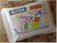 A Personalized Graffiti Pillowcase - Girl