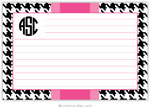 Boatman Geller Recipe Cards - Alex Houndstooth Black