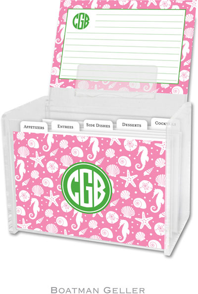 Boatman Geller - Create-Your-Own Personalized Recipe Card Boxes with Cards (Jetties)