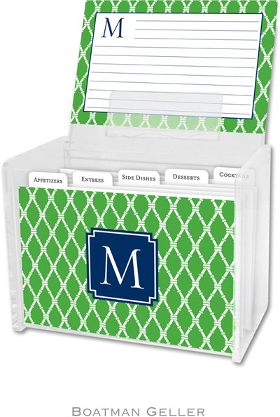 Boatman Geller - Create-Your-Own Personalized Recipe Card Boxes with Cards (Bamboo) Boatman Geller - Create-Your-Own Personalized Recipe Card Boxes with Cards (Bamboo)