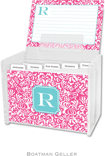 Boatman Geller - Create-Your-Own Personalized Recipe Card Boxes with Cards (Chloe) Boatman Geller - Create-Your-Own Personalized Recipe Card Boxes with Cards (Chloe)