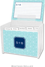 Boatman Geller - Create-Your-Own Personalized Recipe Card Boxes with Cards (Bursts)