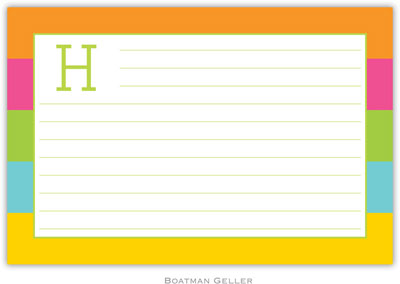 Boatman Geller Recipe Cards - Bold Stripe Boatman Geller Recipe Cards - Bold Stripe