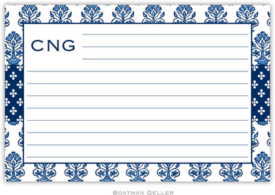 Boatman Geller Recipe Cards - Beti Navy