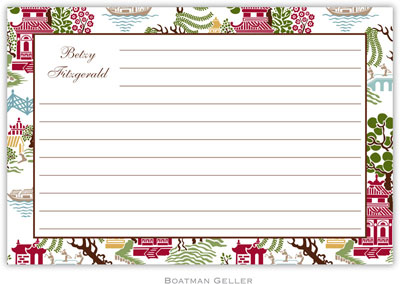 Boatman Geller Recipe Cards - Chinoiserie Autumn Boatman Geller Recipe Cards - Chinoiserie Autumn