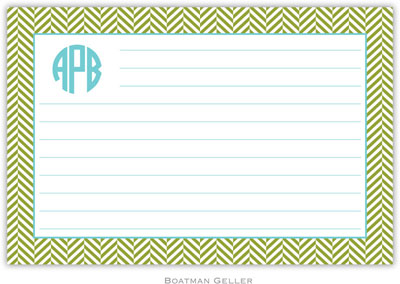Boatman Geller - Create-Your-Own Personalized Recipe Cards (Herringbone Jungle) Boatman Geller - Create-Your-Own Personalized Recipe Cards (Herringbone Jungle)