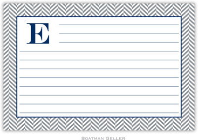 Boatman Geller - Create-Your-Own Personalized Recipe Cards (Herringbone Gray) Boatman Geller - Create-Your-Own Personalized Recipe Cards (Herringbone Gray)