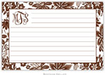 Boatman Geller Recipe Cards - Classic Floral Brown