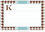 Boatman Geller Recipe Cards - Alex Houndstooth Chocolate