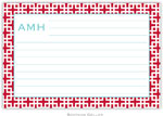 Boatman Geller - Create-Your-Own Personalized Recipe Cards (Lattice Cherry)