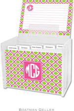 Boatman Geller Recipe Boxes with Cards - Kate Raspberry & Lime Preset