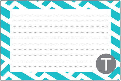Dabney Lee Personalized Recipe Cards - Grasshopper Dabney Lee Personalized Recipe Cards - Grasshopper