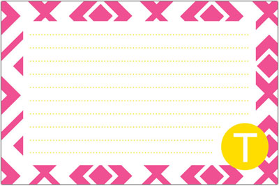 Dabney Lee Personalized Recipe Cards - Lucy Dabney Lee Personalized Recipe Cards - Lucy