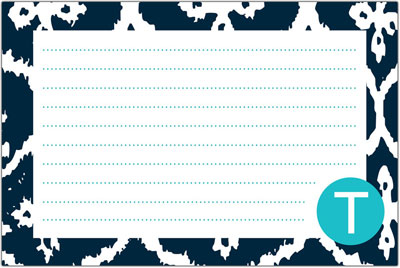 Dabney Lee Personalized Recipe Cards - Montauk Dabney Lee Personalized Recipe Cards - Montauk