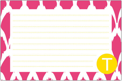 Dabney Lee Personalized Recipe Cards - Northfork