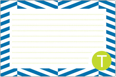 Dabney Lee Personalized Recipe Cards - Perspective Dabney Lee Personalized Recipe Cards - Perspective