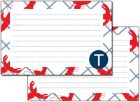 Dabney Lee Personalized Recipe Cards - Rock Lobster