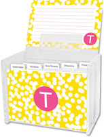 Dabney Lee Personalized Recipe Boxes - Hole Punch