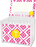 Dabney Lee Personalized Recipe Boxes - Lucy