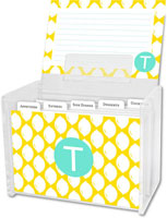 Dabney Lee Personalized Recipe Boxes - Meyer
