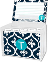 Dabney Lee Personalized Recipe Boxes - Montauk