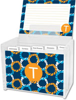 Dabney Lee Personalized Recipe Boxes - Nautical Knots