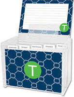 Dabney Lee Personalized Recipe Boxes - Rope