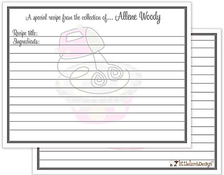 Recipe Cards by Little Lamb Designs (Mixer)