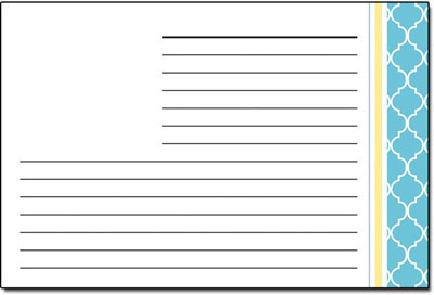 Three Designing Women - Recipe Cards (#RC3012F)