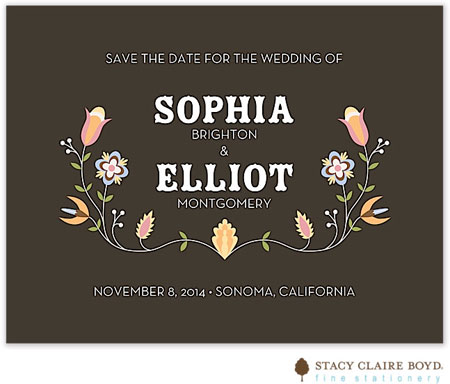 Stacy Claire Boyd - Save The Date Cards (Fairy Tale Wedding)