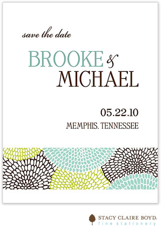 Stacy Claire Boyd - Save The Date Cards (Petals De Mer)