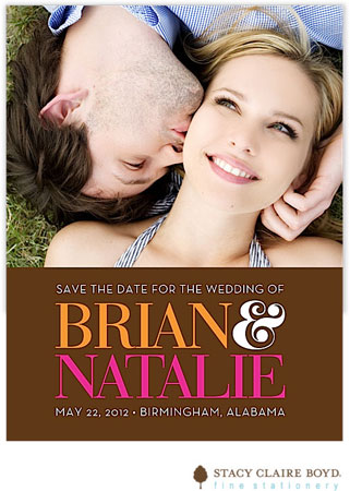 Stacy Claire Boyd - Save The Date Photo Cards (A Bold Invitation - Photo) Stacy Claire Boyd - Save The Date Photo Cards (A Bold Invitation - Photo)