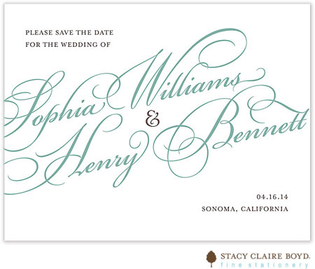 Stacy Claire Boyd - Save The Date Cards (Proudly Announcing)