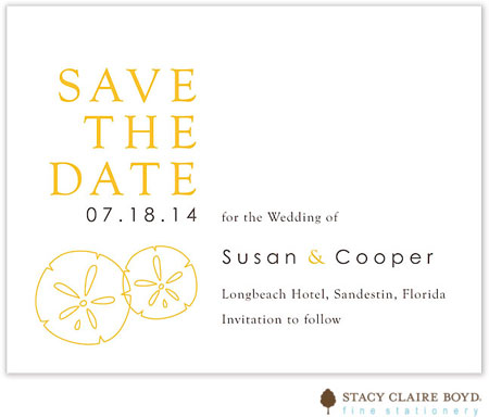 Stacy Claire Boyd - Save The Date Cards (By The Beach)