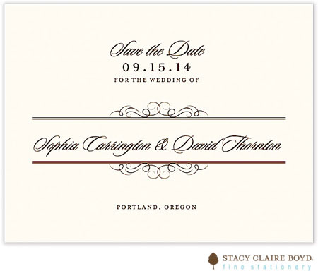 Stacy Claire Boyd - Save The Date Cards (Beautiful Day)