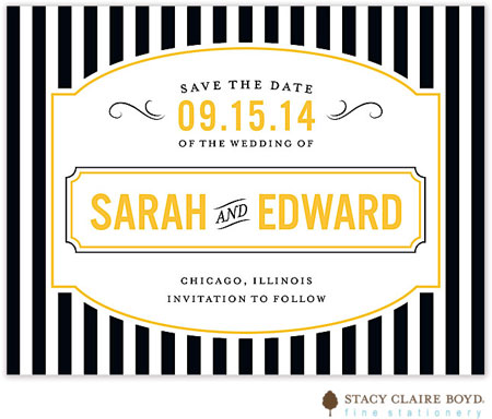 Stacy Claire Boyd - Save The Date Cards (French Bistro)