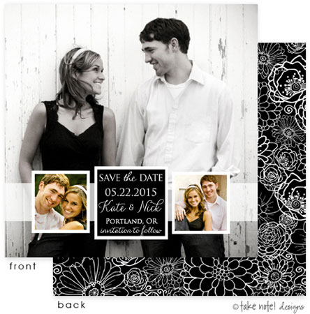 Take Note Designs Save The Date Cards - Band of Photos