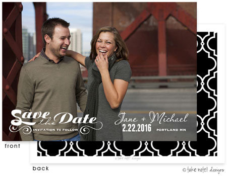 Take Note Designs Save The Date Cards - Save the Date Art of Words Take Note Designs Save The Date Cards - Save the Date Art of Words
