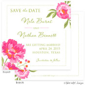 Take Note Designs Save The Date Cards - Peonies Bunch