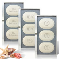 Carved Solutions Personalized Soap Set (Eco-Luxury Trio)