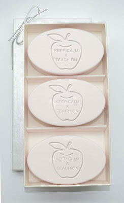 Soap Sets - Keep Calm And Teach On - Spa Trio