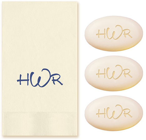 Anthony Monogram Personalized Triple Milled French Soap of 3 Plus Guest Towels by Embossed Graphics Anthony Monogram Personalized Triple Milled French Soap of 3 Plus Guest Towels by Embossed Graphics