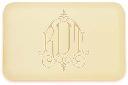 Whitlock Monogram Personalized Soap by Embossed Graphics Whitlock Monogram Personalized Soap by Embossed Graphics