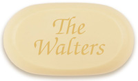 Family Monogram Personalized Soap by Embossed Graphics